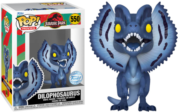 Фігурка Funko Pop! Movies Jurassic Park Moonlight S1 550 Dilophosaurus 81707 (889698817073) - зображення 3