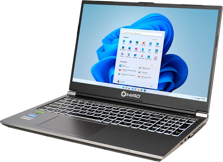 Laptop HIRO KX550 (NBC-KX5504050-H01) Gray - obraz 3