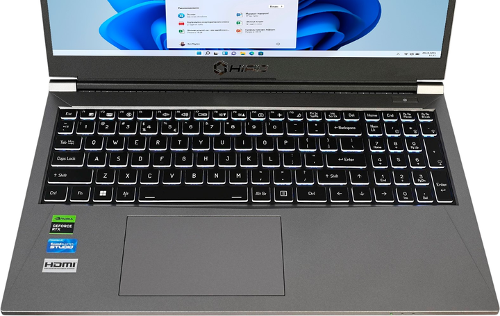 Laptop HIRO KX550 (NBC-KX5504050-H01) Gray - obraz 4