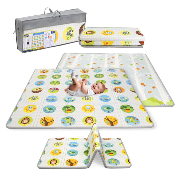 Mata piankowa do zabawy i nauki raczkowania Chicco 2 w 1 200 x 180 cm (8058664177158) - obraz 8