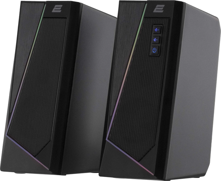 Акустична система 2E PCS233 RGB 2.0 USB Black (2E-PCS233BK) - Фото 1 Акустична система 2E PCS233 RGB 2.0 USB Black (2E-PCS233BK) - изображение 1