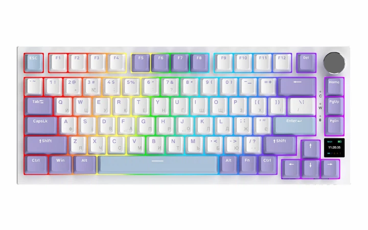 AK555ページ Клавіатура бездротова AJAZZ AK820 PRO 75% на Flying fish Switches