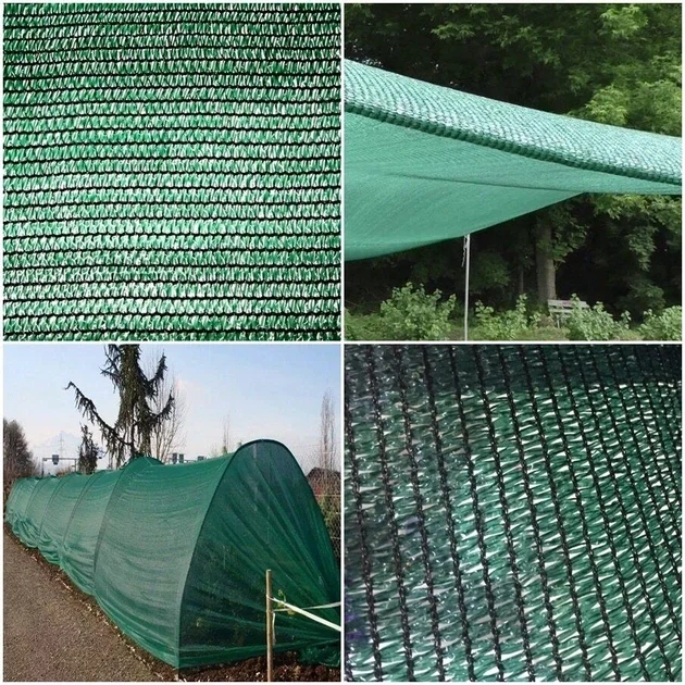 Сетка затеняющая 80% 3м*4м с люверсами ,сетка для защиты от солнца АгроКремень - Фото 3 Сетка затеняющая 80% 3м*4м с люверсами ,сетка для защиты от солнца АгроКремень - изображение 3