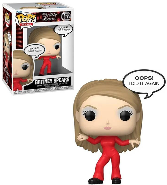 Figurka Funko Pop! Rocks Britney Spears 462 Britney Spears Oops, I Did It Again 83835 (889698838351) - obraz 2