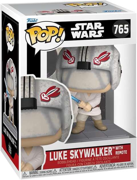 Фігурка Bobble-Head Funko Pop! Disney Star Wars 765 Люк Скайвокер з пультом 83798 (889698837989) - зображення 1