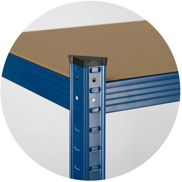 Regał magazynowy Humberg 4842 150 x 75 x 30 cm (5908220477723) - obraz 4