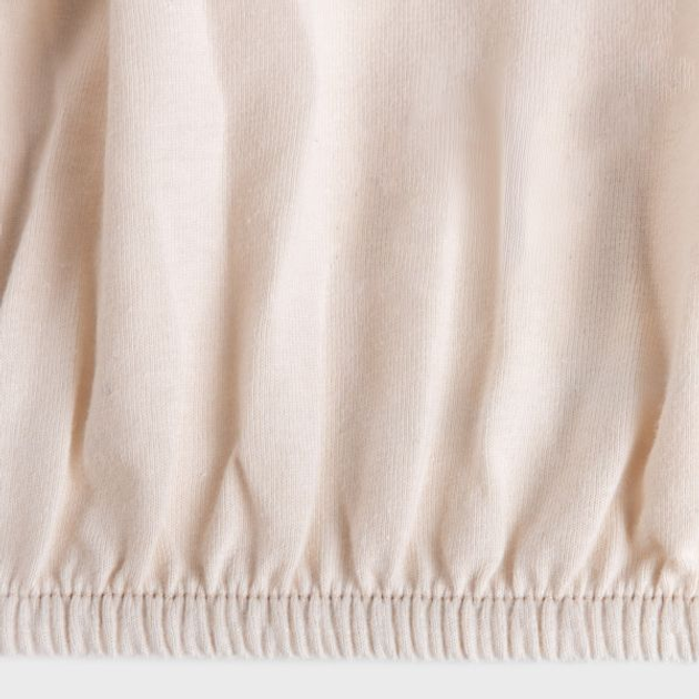 Простирадло Homla Pelly Premium джерсі Бежеве 90 x 200 см (5904183874081) - зображення 4