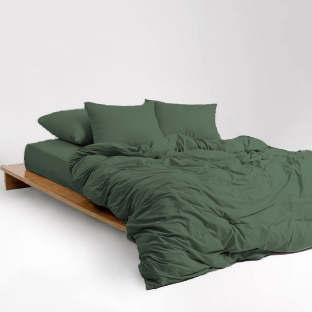 Підковдра MirSon Soft Touch of Satin 009 Forest green 175х210 см від Rozetka на платформі USKIDKA Акція на Підковдра MirSon Soft Touch of Satin 009 Forest green 175х210 см від Rozetka