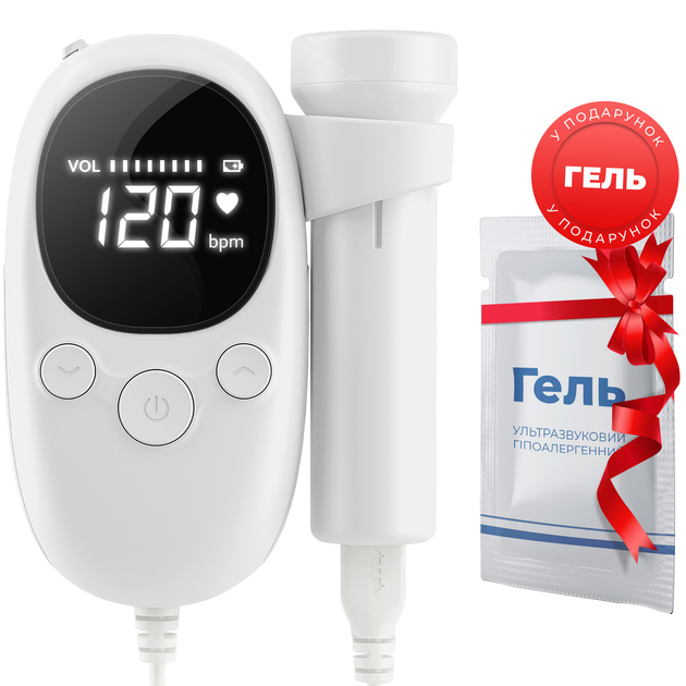Фетальний доплер CLEARTONE U90, професійний ультразвуковий доплер для вагітних - зображення 1