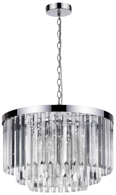 Lampa wisząca Vetro Light Prestige Vetro 5 x E14 srebna (LP-2910/5P) - obraz 1