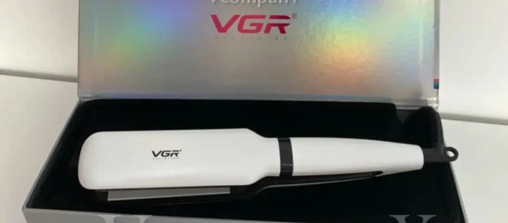 Утюжок для выпрямления волос с дисплеем VGR V-511 мощностью 55 Вт пять режимов температуры 140-220°C для гладкой прически, гофре, спиральных локонов, горизонтальных локонов, голливудских локонов, косичек, естественной волны, афрокудрей - изображение 2