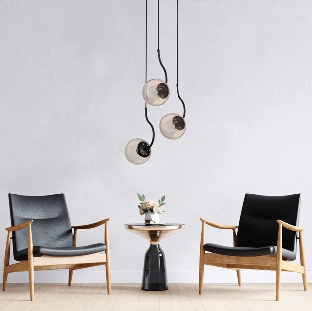 Lampa wisząca Light Prestige Hook 3 x E27 czarna (LP-125/3P BK) - obraz 2