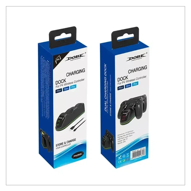 Зарядное устройство, зарядная док-станция DOBE для PS4 / PS4 Slim / PS4 Pro для DualShock 4 подставка для джойстика - изображение 7