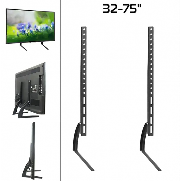 Крепление для телевизора настольное кронштейн V-STAR D702 VESA 32-75" до 50 кг - изображение 2