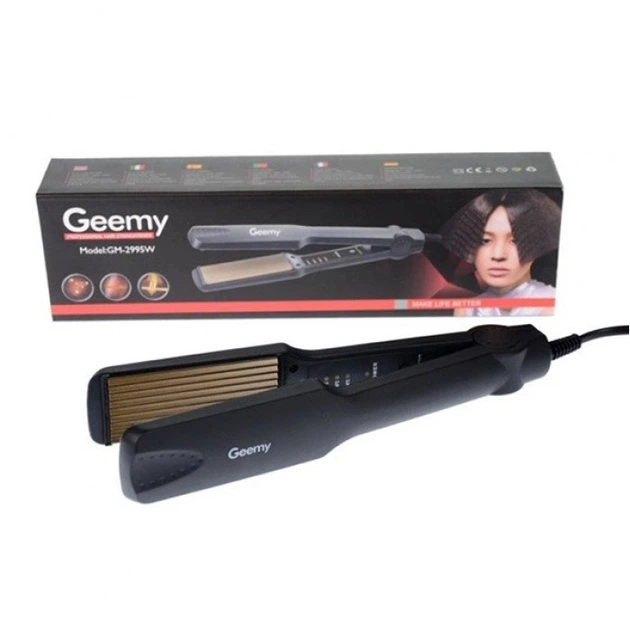 Плойка гофре с турмалиновым покрытием Geemy GM 2995W 45 Вт - изображение 2