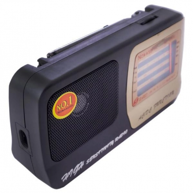 Радиоприемник радио FM ФМ Kipo KB 408AC 198 х 110 х 59 мм Aux Чёрный - изображение 2