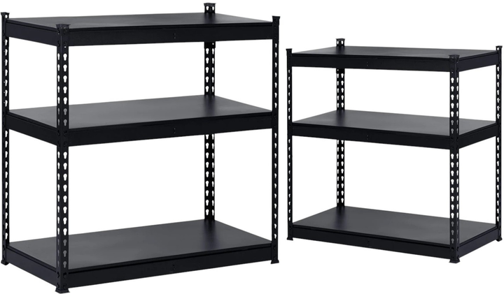 Складський стелаж Humberg HR-700 183 x 90 x 45 см чорний (5903890618544) - зображення 3