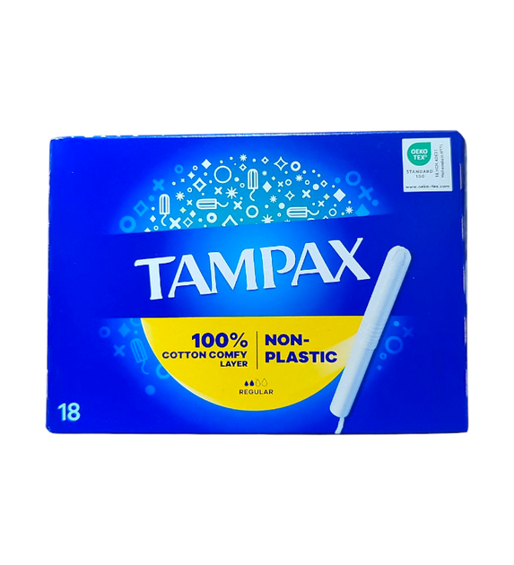 Тампони гігієнічні TAMPAX Звичайні Duo 18 шт. 8509 - Фото 1 Тампони гігієнічні TAMPAX Звичайні Duo 18 шт. 8509 - изображение 1