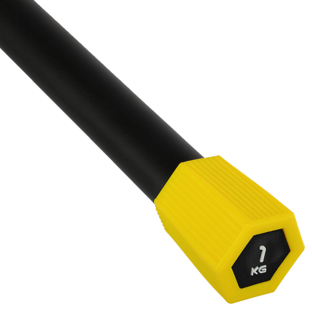 Body Bar Бодібар Zelart 1кг FI-5457-1 (довжина 123см, вуглецева сталь (Carbon steel), TPU) - изображение 3
