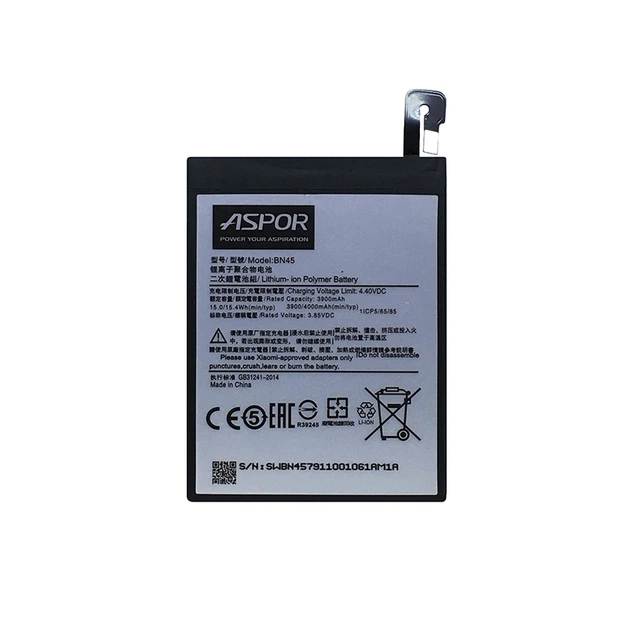 Аккумулятор Aspor BN45 для Xiaomi Redmi Note 5 - Фото 1 Аккумулятор Aspor BN45 для Xiaomi Redmi Note 5 - изображение 1