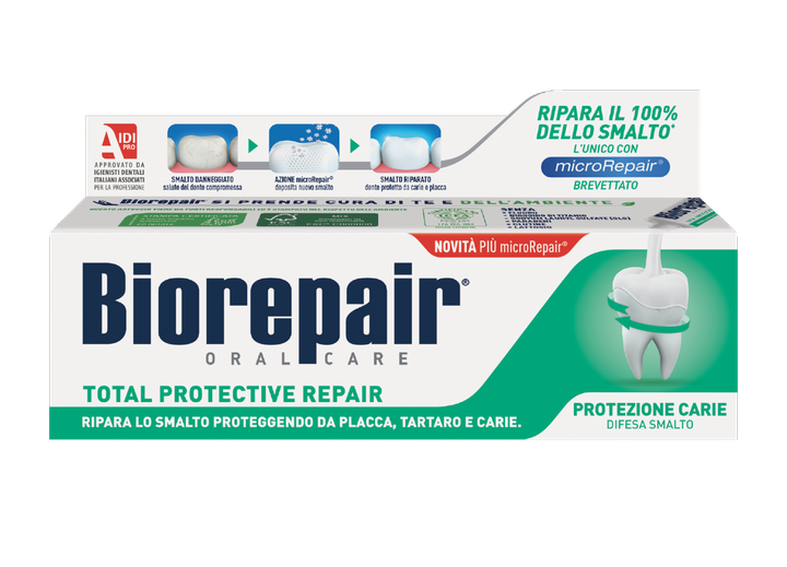 Зубна паста BioRepair Абсолютний захист і відновлення 75 мл - Фото 1 Зубна паста BioRepair Абсолютний захист і відновлення 75 мл - изображение 1