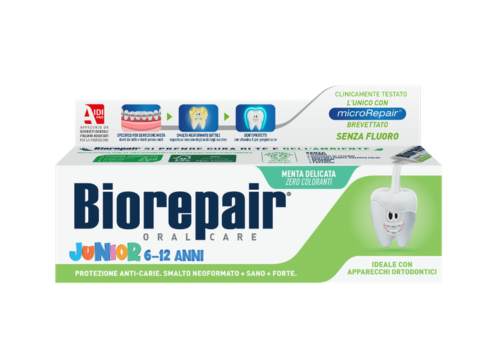 Дитяча зубна паста "Джуніор" Biorepair 75ml - Фото 1 Дитяча зубна паста "Джуніор" Biorepair 75ml - изображение 1