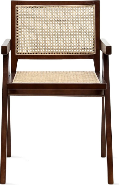 Стілець для кухні та вітальні HOMLA ROTIN 50 x 55 x 78 см Dark (5904183834092) - зображення 2