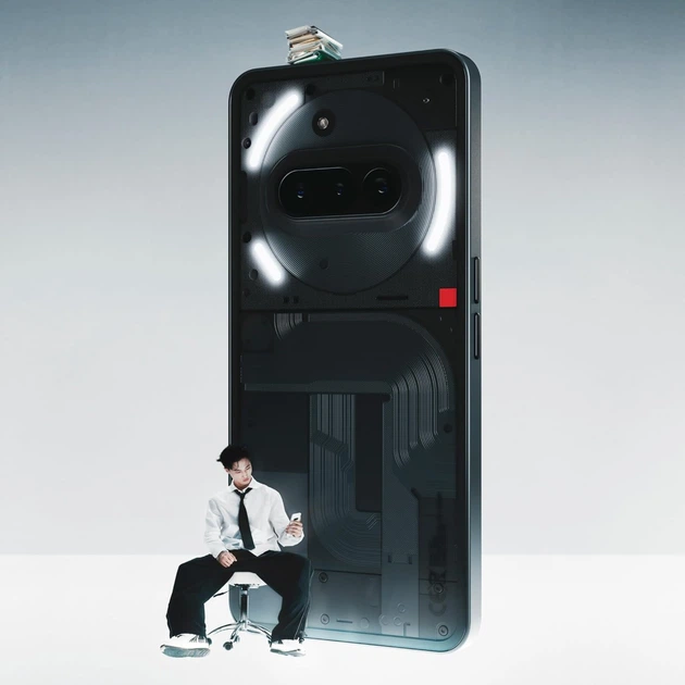 Nothing Phone (3a）ブラック　12/256GB Nothing Phone (3a) 12/256GB Black — купить в интернет