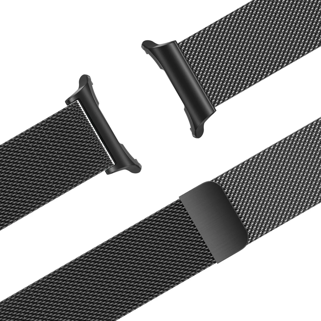 Ремінець broband Milastrap для Samsung Galaxy Ultra - чорний (металевий) - зображення 4
