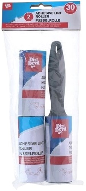 Rolka do ubran Dirt Devil E9626 Rączka + 3 rolki (8711252496269) - obraz 1
