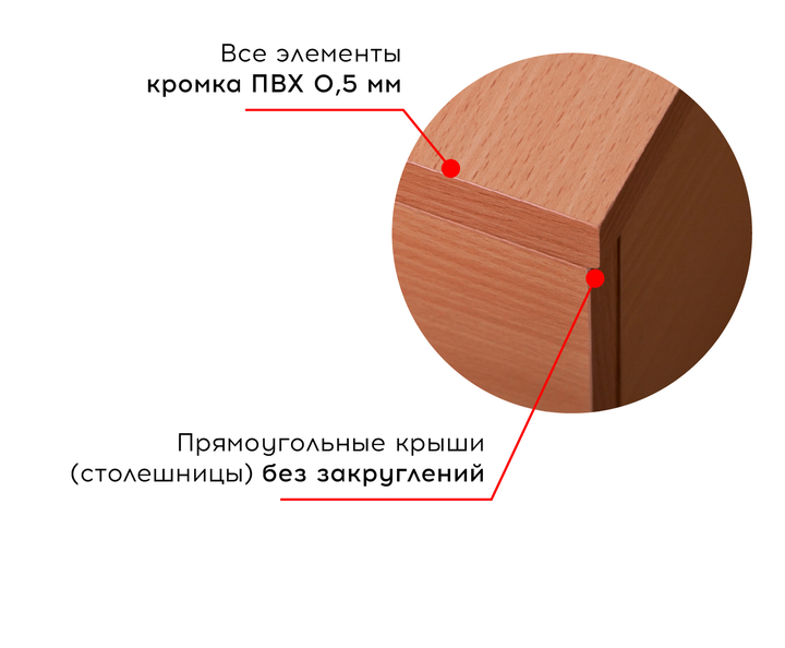 Комод Болеро mini МАКСІ-МЕБЛІ Дуб молочний (11082) - зображення 6