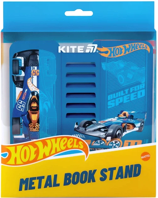 Підставка для книг Kite Hot Wheels Металева Синя (HW25-390) - зображення 3