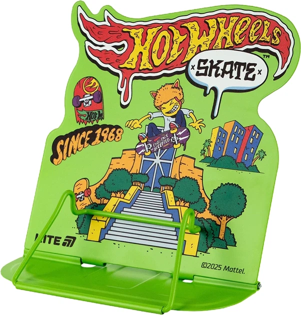 Подставка для книг Kite Hot Wheels Металлическая Зеленая (HW25-392) - изображение 2