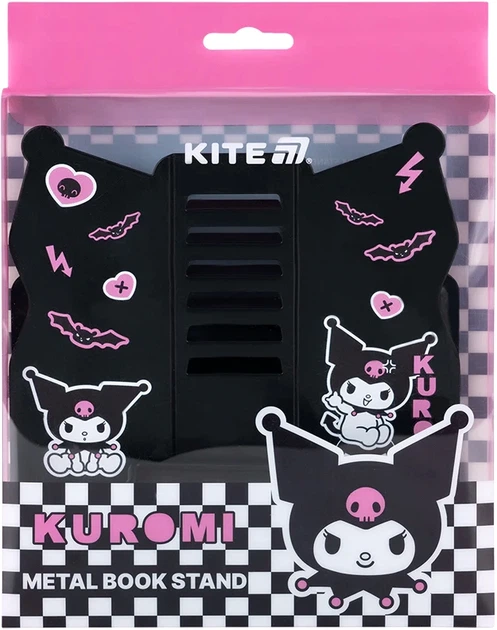 Подставка для книг Kite Kuromi Металлическая Черная (HK25-390) - изображение 3