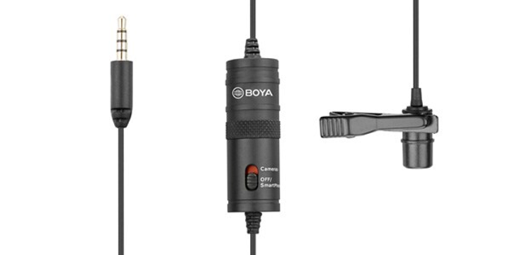 Мікрофон петличка Boya BY-M1 + хутряний вітрозахист - изображение 5
