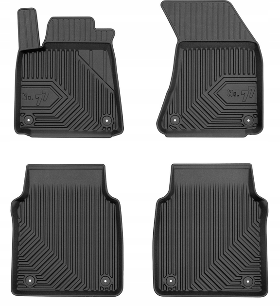 Комплект автомобільних килимків Frogum 77 для Audi A8 D4 Long 2009-2017 4 шт (5902643444669) - зображення 1