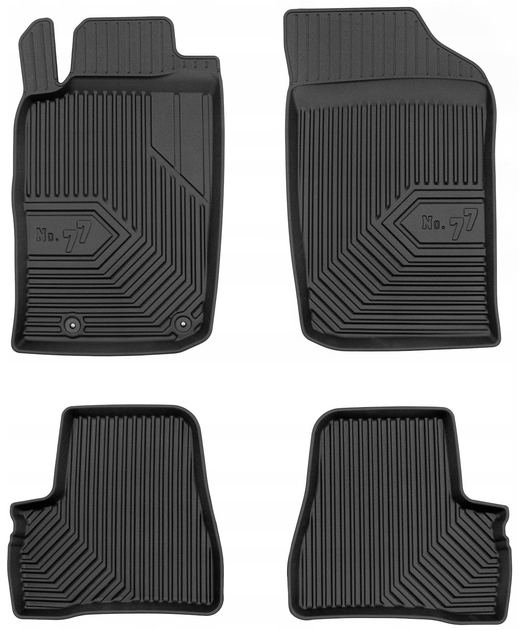 Zestaw dywaników samochodowych Frogum 77 do Peugeot 206 1998–2009 4 szt (5902643443440) - obraz 1