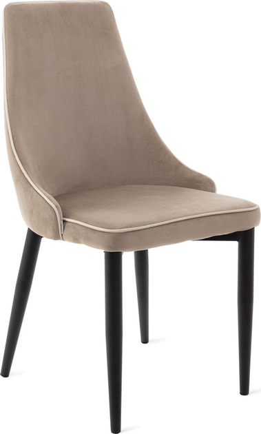 Krzesło do kuchni i salonu HOMLA LOUIS RIBBON 44 x 59 x 88 cm Beige (5904183848907) - obraz 1