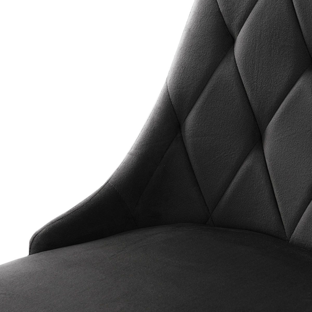 Стілець для кухні та вітальні HOMLA LOUIS QUILTER 44 x 59 x 88 см Black (5904183848969) - зображення 4
