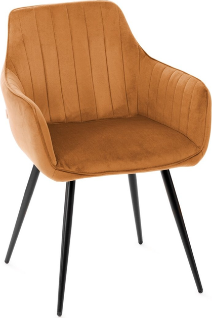 Krzesło do kuchni i salonu HOMLA ANDRE 56 x 61 x 86 cm Caramel (5904183847313) - obraz 1