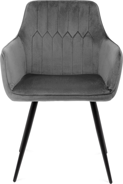 Krzesło do kuchni i salonu HOMLA ETIENNE 56 x 61 x 86 cm Grey (5904183847320) - obraz 2