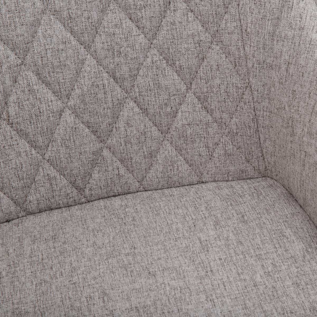 Стілець для кухні та вітальні HOMLA LAURENT поворотний 54 x 55 x 85 см Grey (5904183847399) - зображення 4
