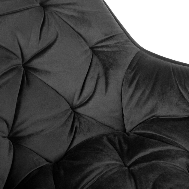 Стілець для кухні та вітальні HOMLA FLOSSI 57 x 63 x 84 см Black (5902869999189) - зображення 6