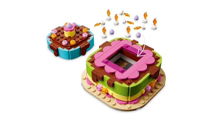 Конструктор LEGO Торт на святкування Дня народження, 219 ел. 40815 (5702017830872) - зображення 3