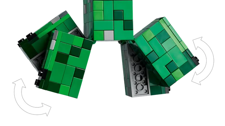 Конструктор LEGO Minecraft Кріпер, 665 ел. 21276 (5702017815503) - зображення 4