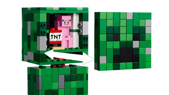 Конструктор LEGO Minecraft Кріпер, 665 ел. 21276 (5702017815503) - зображення 6