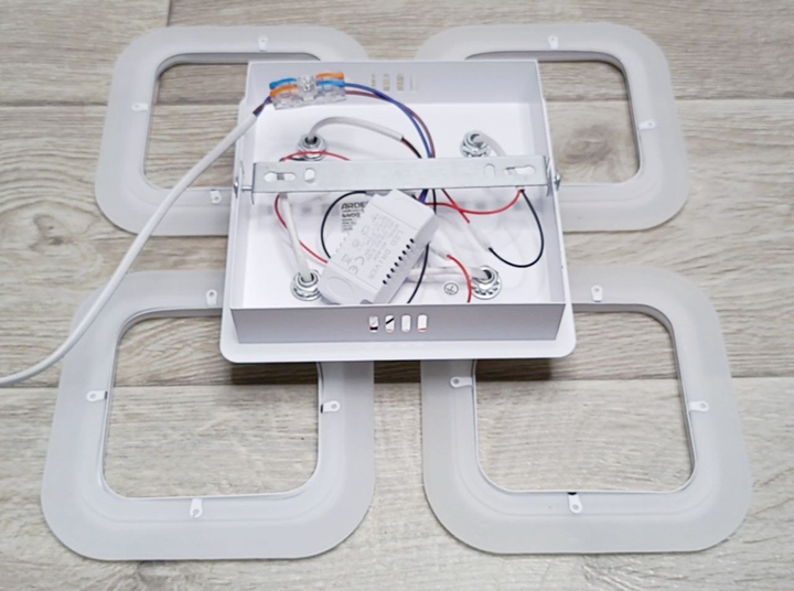 Люстра AL6550 ARD MATEO 40Вт LED белая Ardero 5000K 4400Lm (накладной cветодиодный светильник) 355х70мм - Фото 4 Люстра AL6550 ARD MATEO 40Вт LED белая Ardero 5000K 4400Lm (накладной cветодиодный светильник) 355х70мм - изображение 4