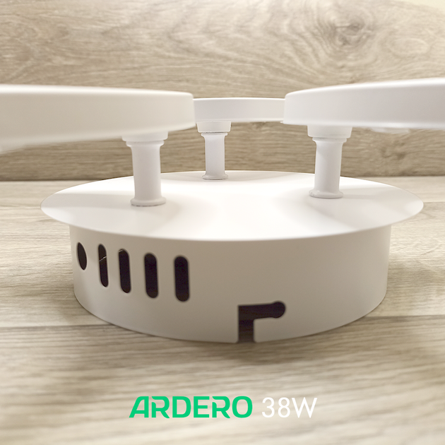 LED люстра Ardero AL6153 ARD 38W SOFI 3230Lm 5000K лепестковая белая (светильник без пульта) Ø540х70мм - изображение 5