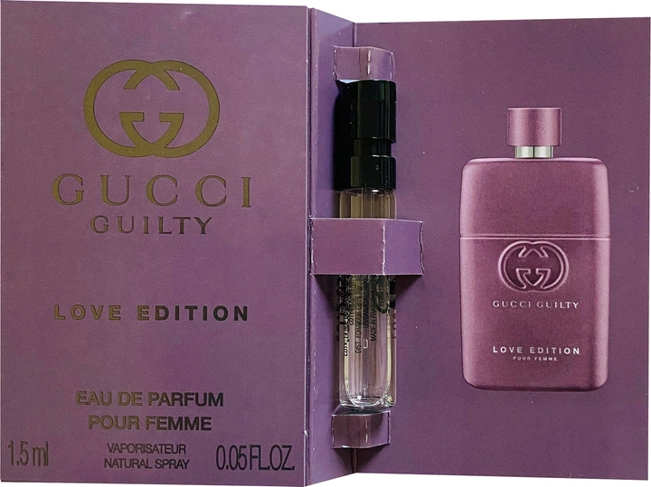 Пробник Парфюмированная вода для женщин Gucci Guilty Love Edition Pour Femme 1.5 мл (3616305259486) - изображение 2