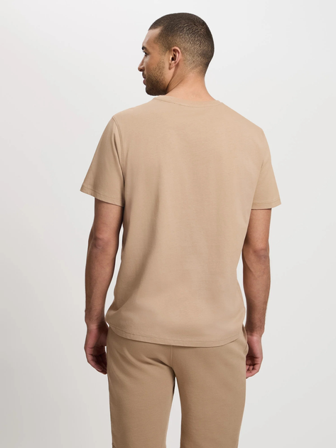 T-shirt męski bawełniany Cross Jeans 16056-383 2XL Beżowy (8697319727968) - obraz 2